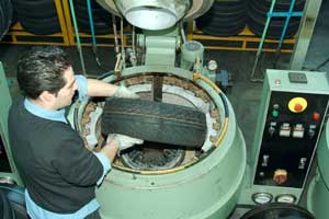 Nach dem Einpressen des Profils